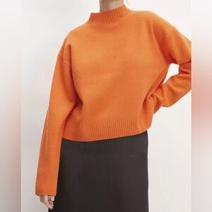 NWT Everlane The Good Merino Wool Mockneck Sweater